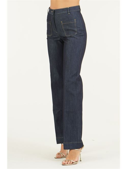 Pantalone in denim The First | BERNADENIM BLU